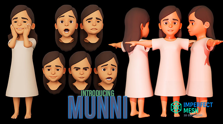 Munni the sweet, simple and innocent girl